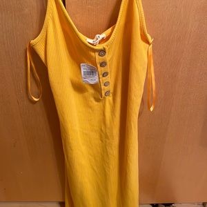 Yellow summer dress
